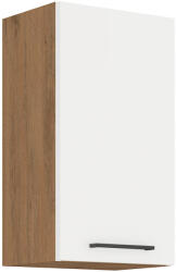 Tempo Felső Szekrény, Lancelot Tölgy/Fehér Extra Magas Fényű HG, Vega 40 G-72 1F