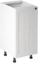 Tempo Alsószekrény D40, Balos, Fehér/Sosna Andersen, Provance