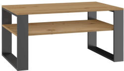 Nidilio 1P Dohányzóasztal - Antracit/Tölgy