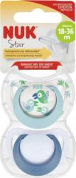 Nuk Star szilikon cumi 18-36hó 2 db (fiú) (10177178) (10177178)