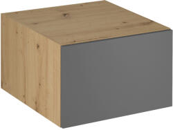 Tempo Felső Szekrény, Artisan Tölgy/Szürke Matt, Langen N60