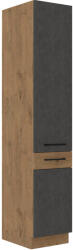 Tempo Magas Szekrény, Szürke Matt/Tölgy Lancelot, Vega 40 DK-210 2F