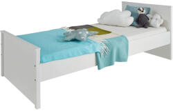 TEMPO KONDELA Ágy, Fehér, 90x200, Olje - fizz