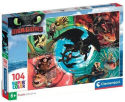 Clementoni 25035 Super Color puzzle - Így neveld a sárkányodat (104 db) (25035)