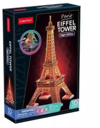 CubicFun CubicFun 3D Night Edition puzzle - Világítós Eiffel torony (51 db) (L534)