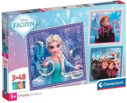 Clementoni 25021 Super Color puzzle - Jégvarázs (3x48 db) (25021CL)