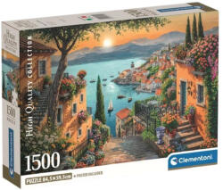 Clementoni 31729 High Quality Collection Compact puzzle - Lépcsők a kikötőhöz (1500 db) (31729)