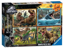Ravensburger 05619 puzzle - Jurassic World (4x100 db) (R06654)