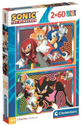 Clementoni 24821 Super Color puzzle - Sonic (2x60 db) (24821)