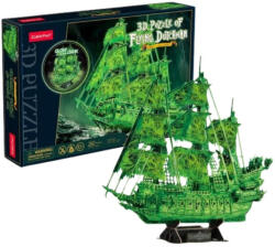 CubicFun CubicFun 3D fluoreszkáló puzzle - A bolygó hollandi (360 db) (T4041)