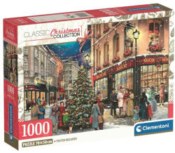 Clementoni 39925 Classic Christmas Collection Compact puzzle - Karácsonyi séta (1000 db) (39925)