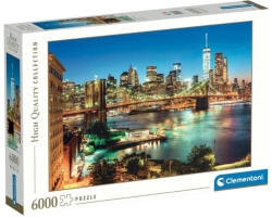 Clementoni 36534 High Quality Collection puzzle - A Brooklyn híd fényei (6000 db) (36534)