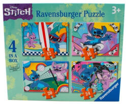 Ravensburger 12004106 4 az 1-ben puzzle - Stitch (12, 16, 20, 24 db) (R06614)