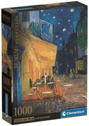 Clementoni 39969 Museum Collection Compact puzzle - Van Gogh, Kávézó terasz éjjel (1000 db) (39969)