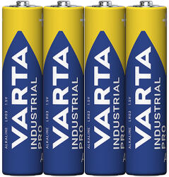 VARTA Industrial Pro AAA LR3 alkáli elem 1, 5 V, 4 db - 82-557- (82-557)
