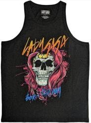 Lady Gaga Ing Skull Unisex Charcoal Grey XL (GAGATANK15MC04)
