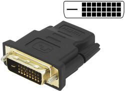  DVI-HDMI adapter monitorokhoz és TV-khez (92-130)