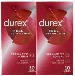 Durex Feel Ultra Thin ultra élethű óvszer (2x10 db)