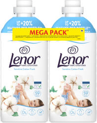 Lenor Öblítő Cotton Fresh 118 mosáshoz (2x1239 ml)