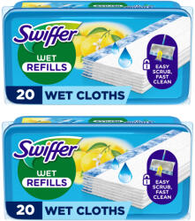 Swiffer Sweeper Nedves Padlótörlő Utántöltő Kendő Citrus Fresh Illattal (40 db)