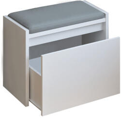 TEMPO KONDELA Lóca Rakodótérrel, Fehér, Bergi