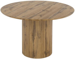 TEMPO KONDELA ÉtKerekezőasztal, Tölgy, Átmérő 120 cm, Mahir Typ 2