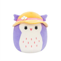 Squishmallows - Holly, a lila bagoly kalapban 20 cm (SQCR05400)