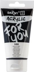 Darwi DF5150075100C Akril festék Black 75 ml 1 db (DF5150075100C)
