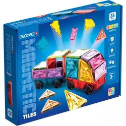 Geomag Geomag: Joc de construcție cu vehicule din plăcuțe magnetice Gems (02428) Jucarii de constructii magnetice