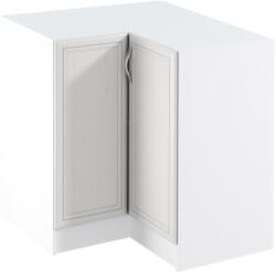 Tempo Alsó Sarokszekrény D90N, Fehér/Sosna Andersen, Jobb, Sicilia