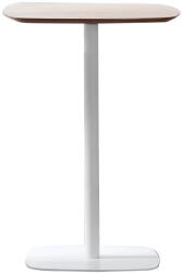 Tempo Bárasztal, Tölgy/Fehér, MDF/Fém, Átmérő 60 cm, Harlov - fizz