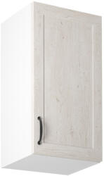 Tempo Felsőszekrény, Fehér/Sosna Északi, Jobbos, Royal G40