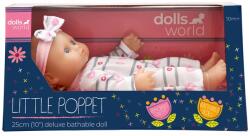 Dolls World Baba, 25 cm fürdethető Ajánlott 1-6 éves korig lányoknak (10632)