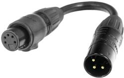 Accu Cable 3-pin M to 5-pin FM IP65 Kábel DMX fényekhez (1621000160)