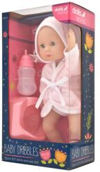 Dolls World Baba, 30 cm fürdethető, fürdőköpenyben, bilivel, cumisüveggel Ajánlott 2-6 éves korig lányoknak (10633)