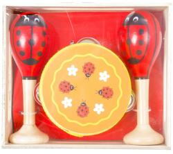 ReToys Fa csörgődob és rumbatök készlet - többféle - Ajánlott: 3-6 éves korig unisex (52932) (52932)