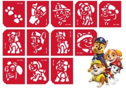 Tytoo Csillám tetoválás sablon szett, Mancs őrjárat, 12 db-os, TY50209