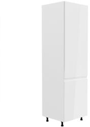 Tempo Hűtő Beépítő Szekrény, Fehér/Fehér Extra Magasfényű, Jobbos, Aurora D60Zl