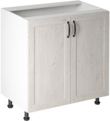 Tempo Alsószekrény, Fehér/Sosna Északi, Royal D80