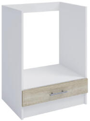 Tempo Alsószekrény, Tölgy Sonoma/Fehér, Fabiana S - 60Ku