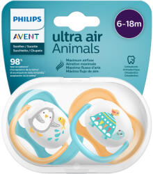 Philips Philips Avent Ultra Air Happy játszócumi 6-18 hónapos korig - 2 db