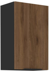 Tempo Felső Szekrény, Okapi Dió/Fekete, Menzo 45 G-72 1F