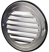 Vents Szellőzőrács, bútorrács, fém (100/100 mm), csőcsatlakozóval (3824)