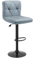 Tempo Bárszék, Ekobőr Szürke/Fekete, Selest