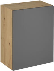 Tempo Felső Szekrény, Artisan Tölgy/Szürke Matt, Univerzális, Langen G60
