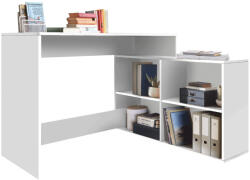 TEMPO KONDELA Számítógépasztal, Fehér, Univerzális, Korner 2 New