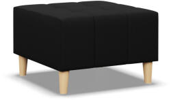 Greensite Oslo Puff, Fonott, 70x70, Fekete