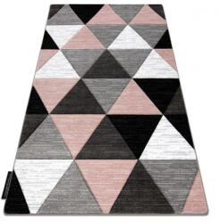 My carpet company My Carpet Company Alter Rino Háromszögek Rózsaszín 200x290 cm Szőnyeg
