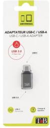 T'nB USB-C/USB OTG ADAPTER IN GREY ADATCSG (timbru verde 0.08 lei) (ADATCSG)