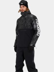 FUNDANGO Tilbury ECO Logo Anorak férfi síkabát 2XL fekete|szürke